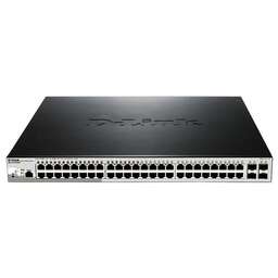 D-LINK Коммутатор DGS-1210-52P/ME DGS-1210-52P/ME/B1A 48x1Гбит/с 4SFP 24PoE 193W управляемый