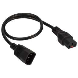 LANMASTER Шнур питания LAN-PP13L/14-2.0-BK C13-С14 проводник.:3x0.75мм2 2м 220В 10А черный
