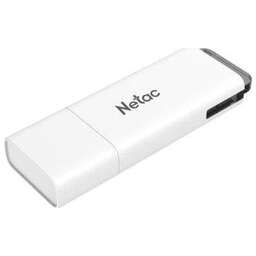 NETAC Флешка USB U185 128ГБ, USB2.0, белый [nt03u185n-128g-20wh]