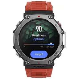 AMAZFIT Смарт-часы T-Rex 3 A2323 48.5мм 1.5" AMOLED корп.темно-серый рем.красный разм.брасл.:145-210мм (6970100374940)
