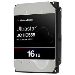 WESTERN DIGITAL Жесткий диск серверный 3.5" 16TB Ultrastar DC HC555 WUH722016CL5204 SAS 12Gb/s, 7200rpm, 512MB, 512e, 0B47745