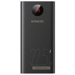 ROMOSS Мобильный аккумулятор PEA40PF 40000mAh QC3.0 22.5W 5A 2xUSB-A/USB-C черный (6973693499151)