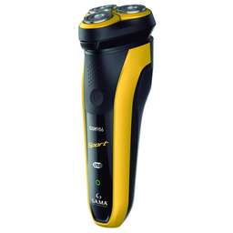 GA.MA Электробритва Gsh986 Sport - Rw, черный и желтый