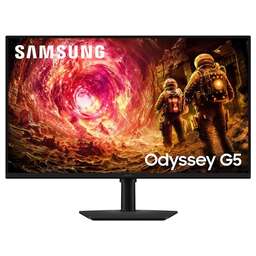 SAMSUNG 32" Монитор Odyssey G5 G50F S32FG502EI Black QHD (2560x1440), IPS, 180Hz, HDMI+DP