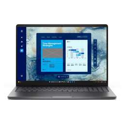 DELL Ноутбук Pro 16 Core Ultra 5 235U 16Gb SSD512Gb Intel Graphics 16" IPS FHD+ (1920x1200) Linux silver WiFi BT Cam (PRO16-5653)