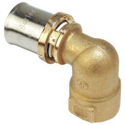 GIACOMINI Угольник-пресс латунь ВР 16x3/4", RM129Y043