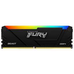 KINGSTON Память DDR4 32GB 3600MHz KF436C18BB2A/32 Fury Beast RGB RTL Gaming PC4-28800 CL18 DIMM 288-pin 1.35В single rank с радиатором Ret