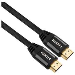 NONAME Кабель аудио-видео Ultra HD 8K, HDMI (m) - HDMI (m), ver 2.1, 1м, GOLD, черный