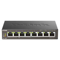 D-LINK Коммутатор DGS-1008P, неуправляемый [dgs-1008p/f3a]