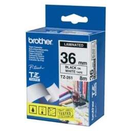 BROTHER Картридж ленточный TZE261 черный на белом 36x8 для P-Touch