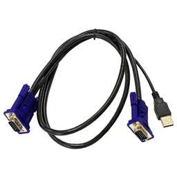 ORIGO Кабель KVM OKVMCU 1.8м черный VGA-USB (m) (OKVMCU/A1A)