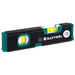 KRAFTOOL KOMPAKT-200, 200 мм, усиленный профиль, компактный магнитный уровень (34782)