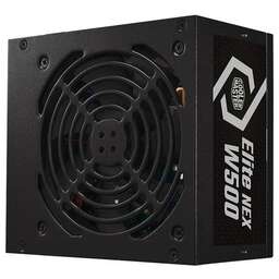 COOLER MASTER Блок питания Elite Nex W500, 500Вт, 80 PLUS WHITE, 120мм, черный, retail [mpw-5001-acbw-beu]