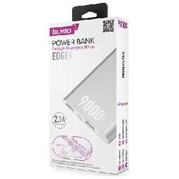 OLMIO EDGE9 9000 mAh, серебро (38789)