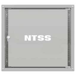 NTSS Шкаф коммутационный Lime ( -WL12U5560GS) настенный 12U 635x600мм пер.дв.стекл несъемн.бок.пан. 30кг серый 520мм 18.2кг 110град. 770мм IP20 сталь