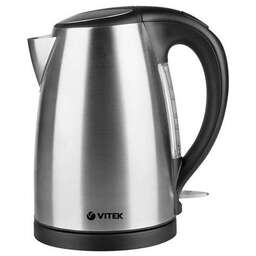 VITEK Чайник электрический VT-7002, 2200Вт, прозрачный и черный