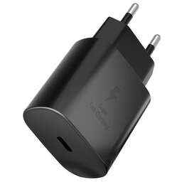 VLP Сетевое зарядное устройство 1071002, USB-C, 25Вт, 3A, черный