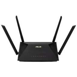 ASUS Маршрутизатор RT-AX1800U Wi-Fi 6, AX1800, 2.4/5ГГц, 1x1G WAN, 3x1G LAN, 1xUSB, черный (аналог RT-AX53U) (RT-AX1800U)