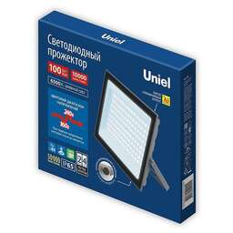 UNIEL ULF-F23-100W/6500K IP65 160-240V GREY