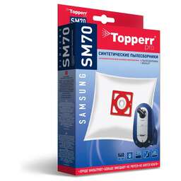 TOPPERR SM 70 Пылесборник синтетический для пылесоса Samsung (Тип VP-77), 4 шт.в ед. (R)