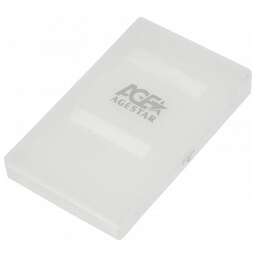 AGESTAR /SSD SUBCP1 SATA USB2.0 пластик белый 2.5