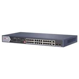 HIKVISION Коммутатор DS-3E0528HP-E 26x1Гбит/с 2SFP 20PoE+ 4PoE++ 370W неуправляемый