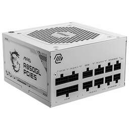 MSI Блок питания MAG A850GL WH PCIE5, 850Вт, 120мм, белый, retail [306-7zp8a24-ce0]