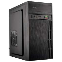 KINGPRICE Корпус KPCC-MN210 черный без БП mATX 1x80mm 2x120mm 2xUSB2.0 audio