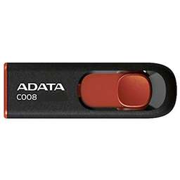 ADATA C008 AC008-32G-RKD USB 2.0,32GB Black/Red, RTL (609659)