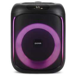 DIGMA Минисистема D-MC1700 черный 30Вт FM USB BT micro SD