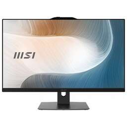 MSI Моноблок Modern AM272P 1M-681XRU 27" Full HD Core 5 120U (1.4) 16Gb SSD512Gb Graphics без ОС GbitEth WiFi BT 120W клавиатура мышь Cam черный 1920x1080