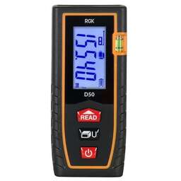 RGK Лазерный дальномер D50, 2 класс лазера, 635нм, луч красный [4610011871825]