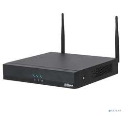 DAHUA DHI-NVR2108HC-W 8-канальный IP-видеорегистратор H.265+ с W-Fi и ИИ Входящий поток до 80Мбит/с; 1 SATA III до 20Тбайт; 1 HDMI, 1 VGA; 1 RJ45 100Мбит/с, Wi-Fi 2.4ГГц, 5ГГц