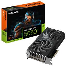 GIGABYTE Видеокарта RTX5060Ti WINDFORCE OC 8GB GDDR7 128bit 3xDP HDMI 2FAN RTL