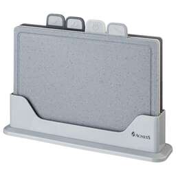 AGNESS 671-207 СЕРЫЙ на подставке (4 предмета)