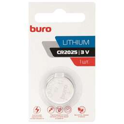 BURO Батарея Lithium CR2025 (1шт) блистер