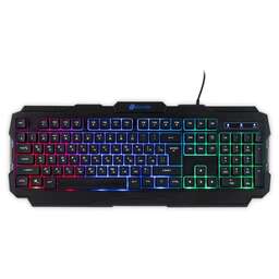 OKLICK Клавиатура Оклик 757G HW2 черный USB for gamer (1790295) кабель 1.8м