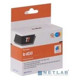 T2 CL-41 Картридж (IC-CCL41) для Canon Pixma iP1200/1800/1900/2200/6210D/MP140/210/MX300, цветной
