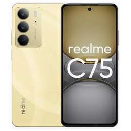 REALME Смартфон RMX3941 C75 128Gb 8Gb золотой моноблок 3G 4G 2Sim 6.72" 1080x2400 Android 14 50Mpix 802.11 a/b/g/n/ac NFC GPS GSM900/1800 GSM1900 A-GPS microSD max2048Gb