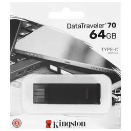 KINGSTON Флэш-накопитель USB-C 3.2 64GB DT70/64GB