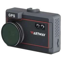 ARTWAY Видеорегистратор с радар-детектором Combo MD-205 черный 1296p 170гр. GPS