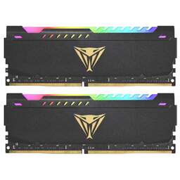PATRIOT Память DDR4 2x32GB 3600MHz PVSR464G360C0K Viper Steel RGB RTL Gaming PC4-28800 CL20 DIMM 288-pin 1.35В dual rank с радиатором Ret