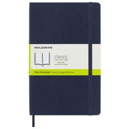 MOLESKINE Блокнот CLASSIC SOFT QP618B20 Large 130х210мм 192стр. нелинованный мягкая обложка синий сапфир