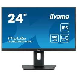 IIYAMA 23.8" Монитор ProLite XUB2492HSU-B6, 1920x1080, IPS, 100Гц, 1хHDMI, 1хDP, черный
