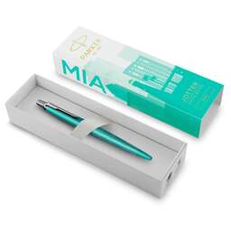PARKER Ручка шариков. Jotter Global Icons SE Miami K179 (2221602) бирюзовый M син. черн. подар.кор