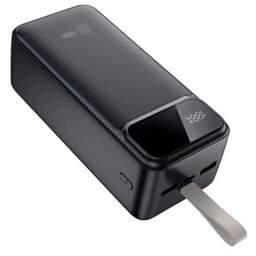 CACTUS Внешний аккумулятор (Power Bank) CS-PBFSND-40000, 40000мAч, черный