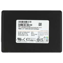 SAMSUNG Накопитель SSD SATA-III 7.68TB MZ7L37T6HBLA-00A07 PM893 2.5" 1 DWPD OEM