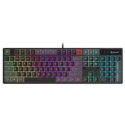 A4TECH Клавиатура Bloody B230N черный USB Multimedia for gamer LED (B230N) кабель 1.8м