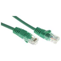 SUPRLAN Патч-корд 10-0156 UTP RJ-45 вил.-вилка RJ-45 кат.5E 0.5м зеленый LSZH 26AWG