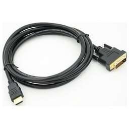 NONAME Кабель DVI HDMI (m) (прямой) - DVI-D (m) (прямой), 2м, черный